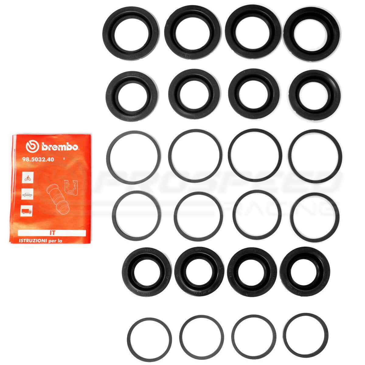 Brembo Genuine Replacement Seal Kit Suit Front/Rear Calipers PAIR