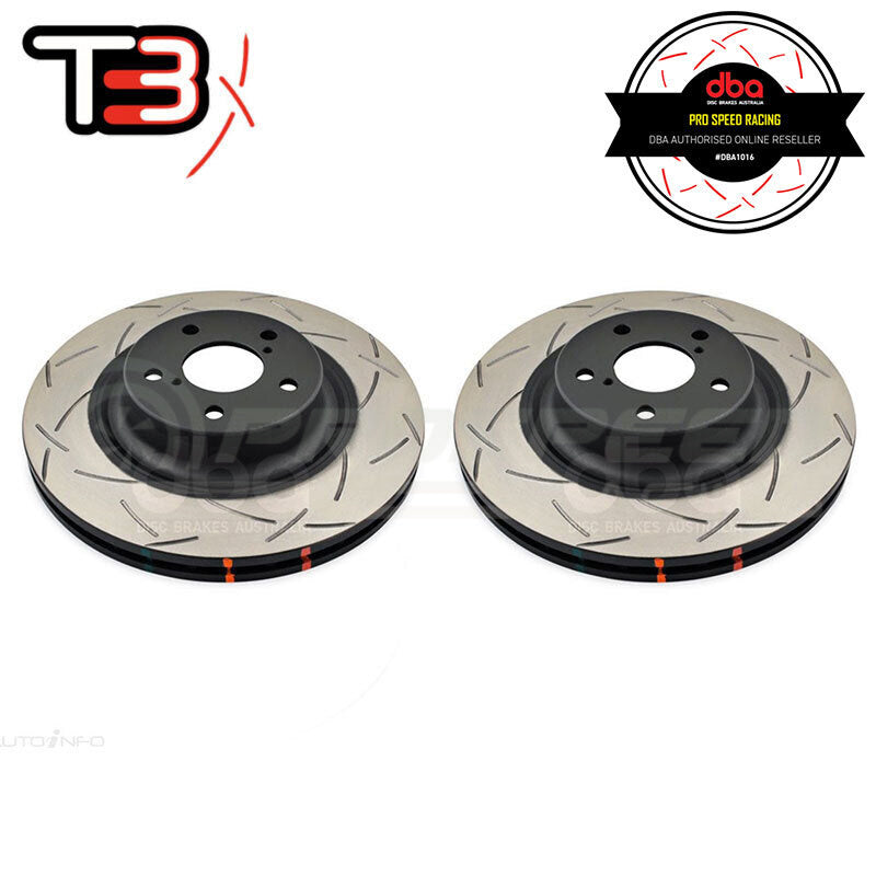DBA T3 4000 Slotted Rotors PAIR