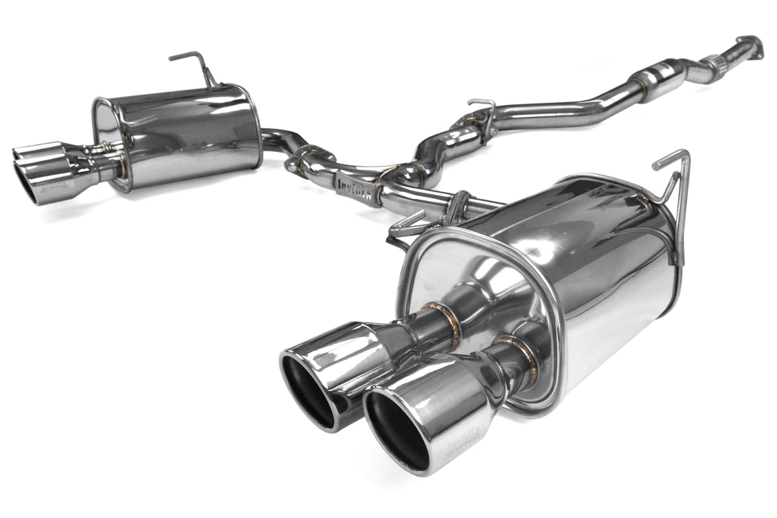 Invidia Q300 Cat Back Exhaust w/Ti Rolled Tips - Subaru WRX/STI 11-21 - Image 2