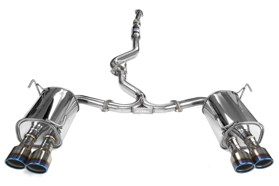 Invidia Q300 Cat Back Exhaust w/Ti Rolled Tips - Subaru WRX/STI 11-21 - Image 6