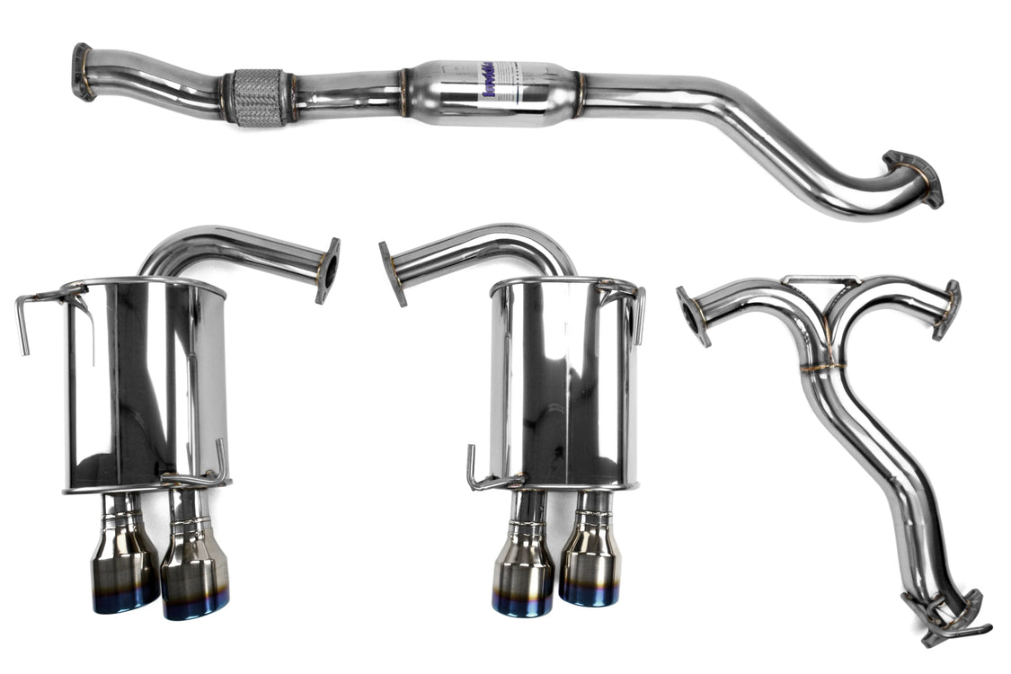Invidia Q300 Cat Back Exhaust w/Ti Rolled Tips - Subaru WRX/STI 11-21 - Image 4