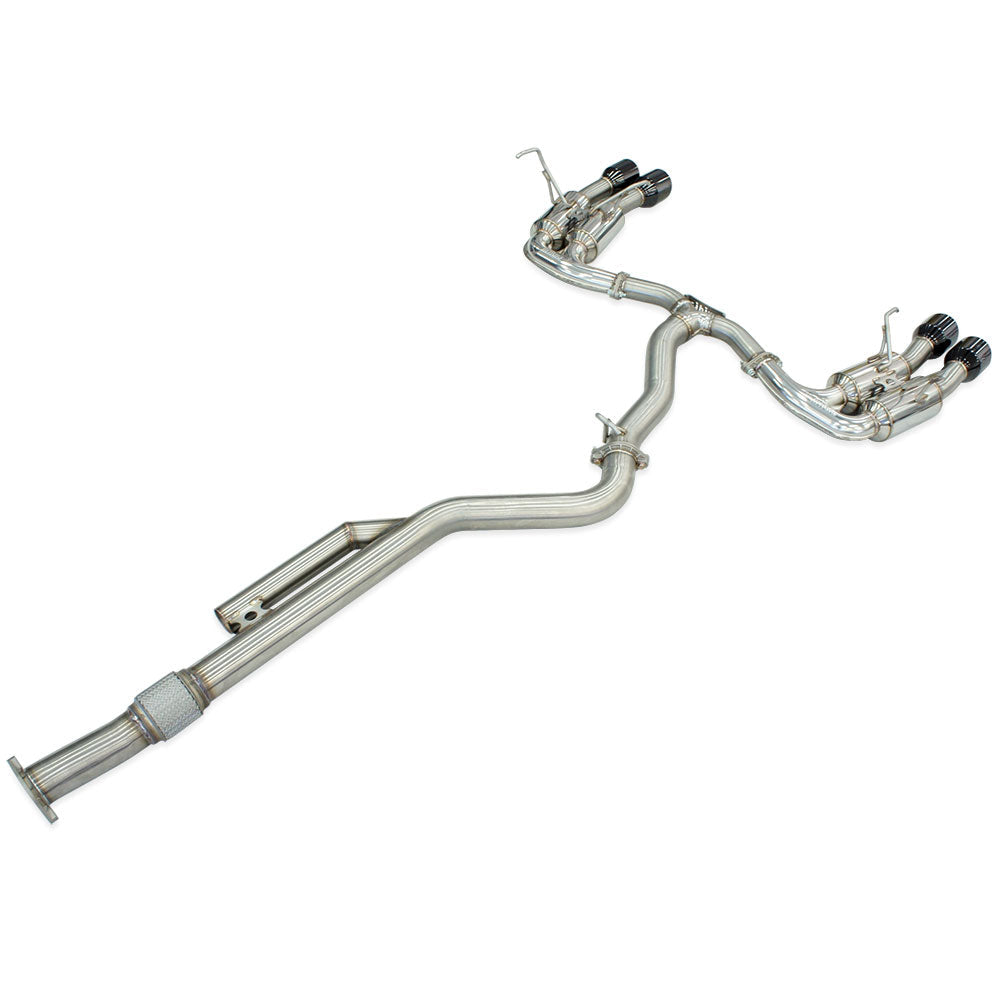 Invidia R400 "Signature Edition" Cat Back Exhaust w/Black Tips - Subaru WRX VB 22+ (Sedan) - Image 3
