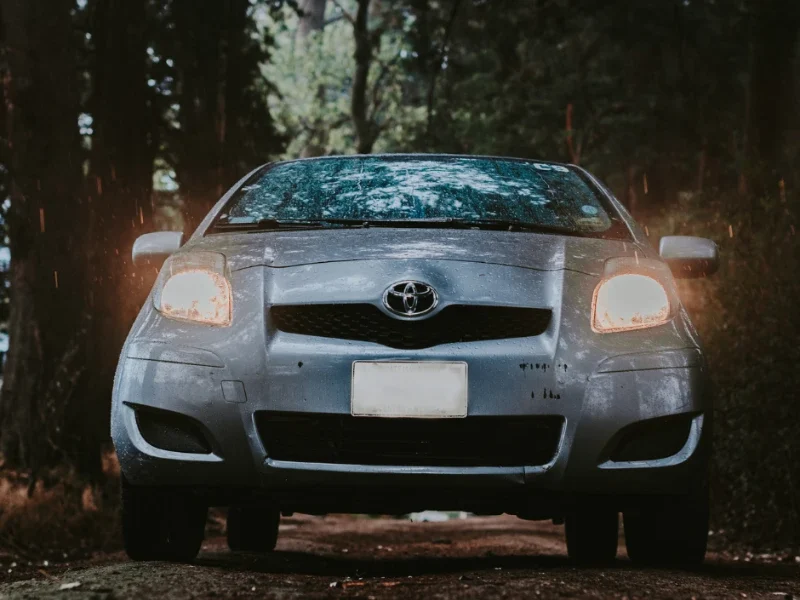 Toyota vehicle ready for roadworthy inspection after completing DIY pre-check list